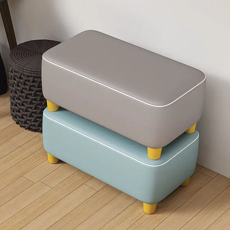 50CM Household Small Stool Sofa Low Stool Living Room Shoe Changing Stool Bedroom Long Bench Multiple Colors Room Sofa Bench