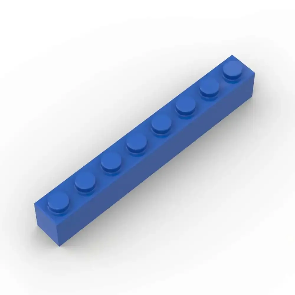 MOC 10PCS Part Bricks 3008 1x8 Building Block High-Tech Set House Castle Technical Particle Assemble Toys Children Birthday Gift