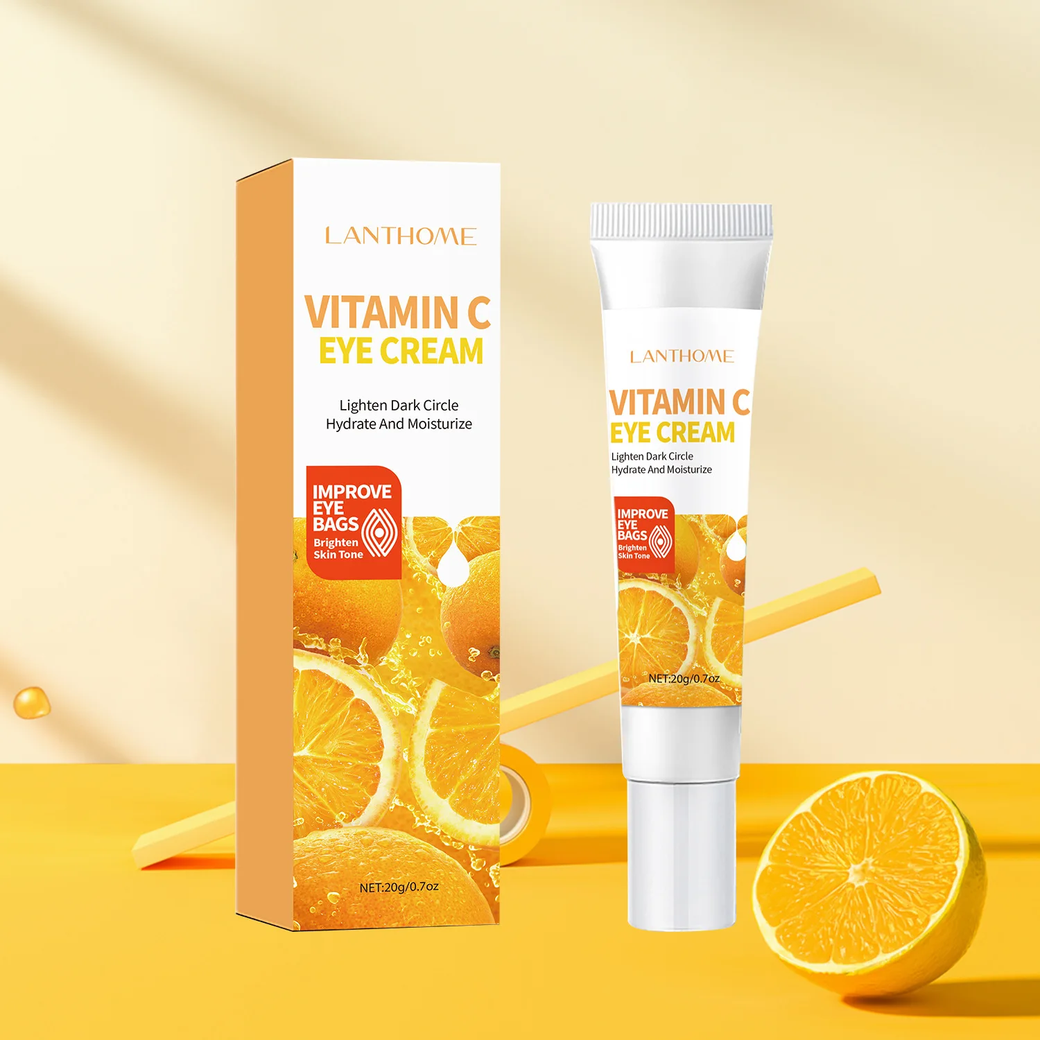 Nuovo arrivo Lanthome Eye Cream VC Eye Cream Idrata e ammorbidisce le occhiaie