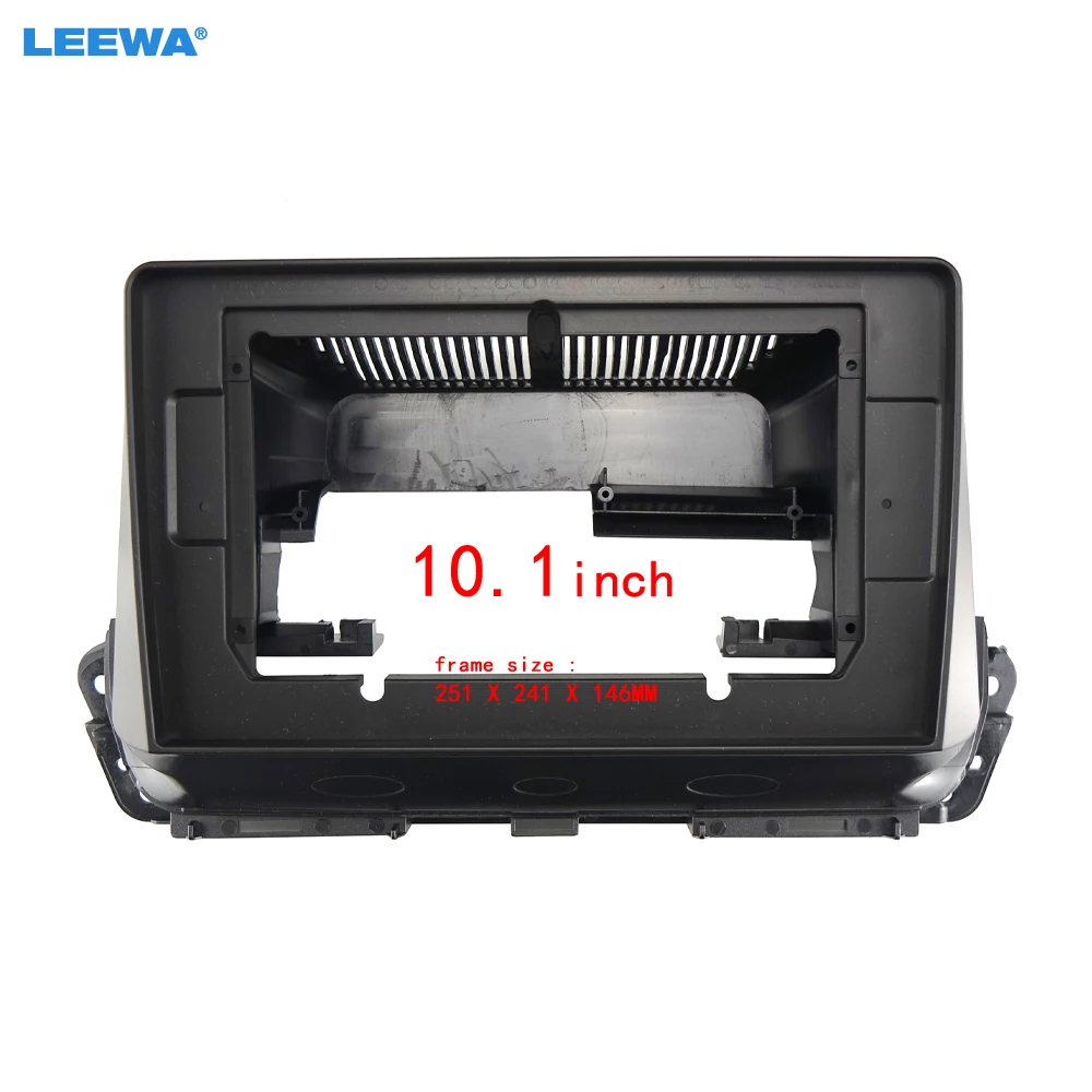 

LEEWA Car Audio 10.1" Big Screen Dash Fascia Panel Frame Kit Adapter For Baojun 730 2018 Radio Dash Frame #CA7696