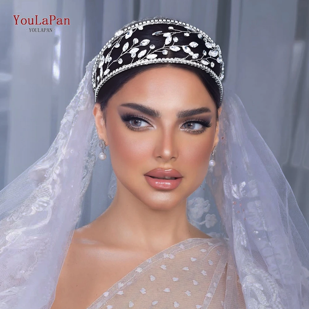 طوق رأس من YouLaPan-حجر الراين للنساء ، إكسسوارات شعر للفتيات ، أغطية رأس للزفاف ، مجوهرات على الموضة الكورية ، HP630