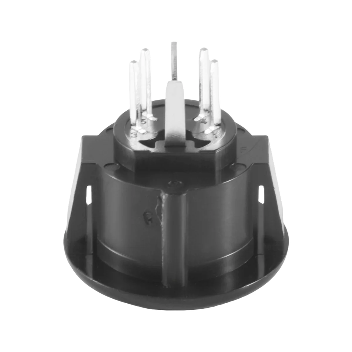 Adaptador de conector de cabo de teclado de plugue DIN fêmea de 5 pinos montado em painel - Conector de cabo DIN macho para fêmea de corpo de plástico