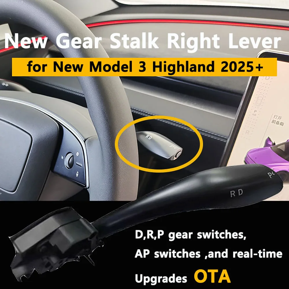 Nieuwe Versnellingspoel Rechter Hendel voor Tesla Nieuw Model 3. Highland Fysieke Shift Handgreep D P R Indicator voor Tesla Model Y jeneverbes