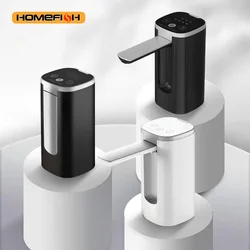 Universal Foldable Water Bottle Dispenser - Automatic Electric Pump with Display, Portable Drinking Water Pump