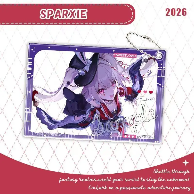Игровые аксессуары Honkai: Star Rail: Прозрачная акриловая карта-фигурка Спаркс, декоративные игрушки и подарки