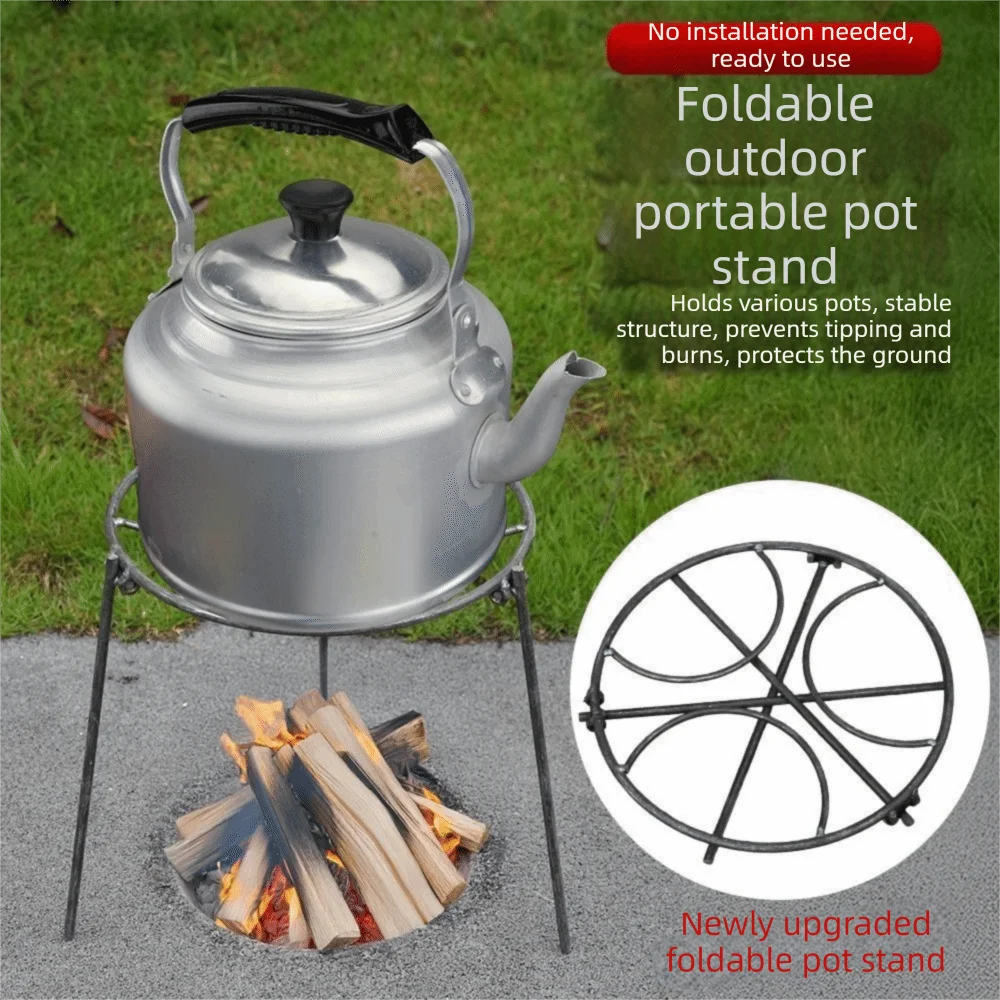Foldable Camping Campfire Trip - Camping Cooking Tripod ulasan dan harga