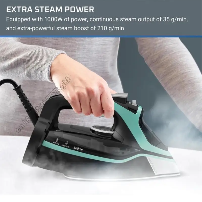 

4XFB 2200W Electric Iron Fabric Clothing Steamer Plastic Texture for Easily Packing