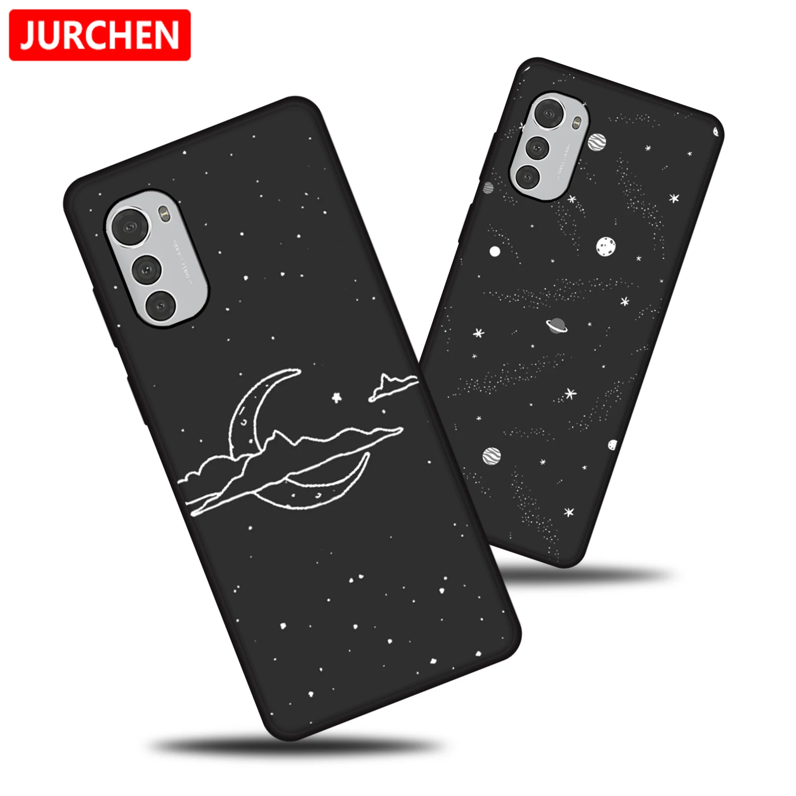 Custom Silicone Phone Case For Motorola Moto E32 Fashion Cartoon Animal Pattern TPU Thin Back Matte Cover For Motorala Moto E 32