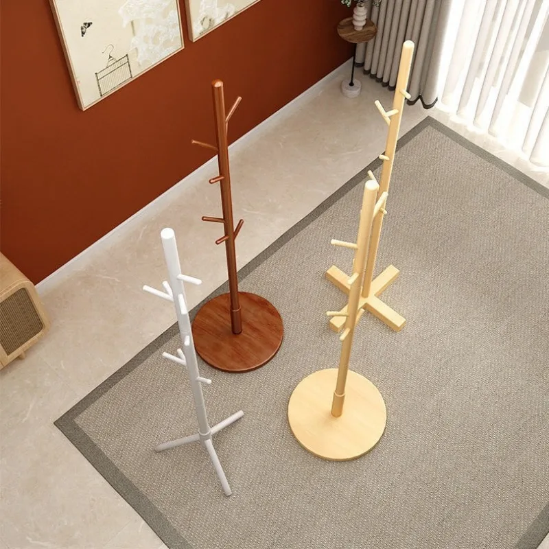 Natural Wood Clothes Rack Stand Branch Shape Handbag Hat Coat Hanger Living Room Clothing Organizer Home Nor-dic Furniture