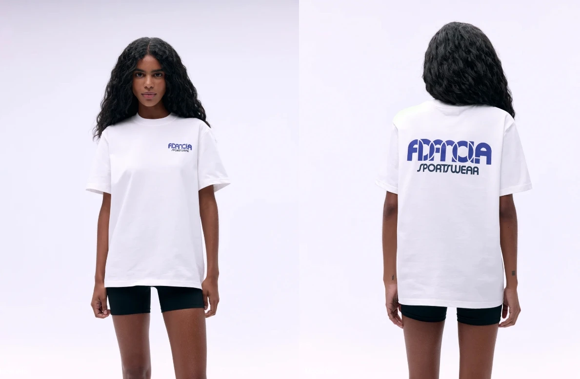

2025 ADA новейшая черно-белая цветная повседневная свободная удобная летняя свободная футболка с принтом