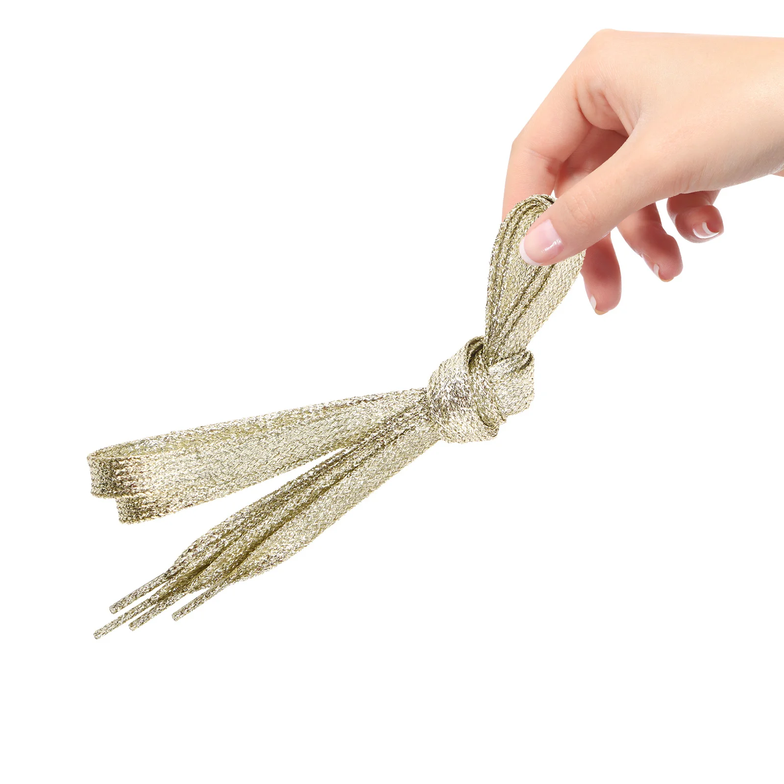 

1.1m Flat Glitter Colored Shoelaces Durable Shoe Laces Suitable for Sneakers Sports Shoes Canvas Shoes Glitter Shoe Laces