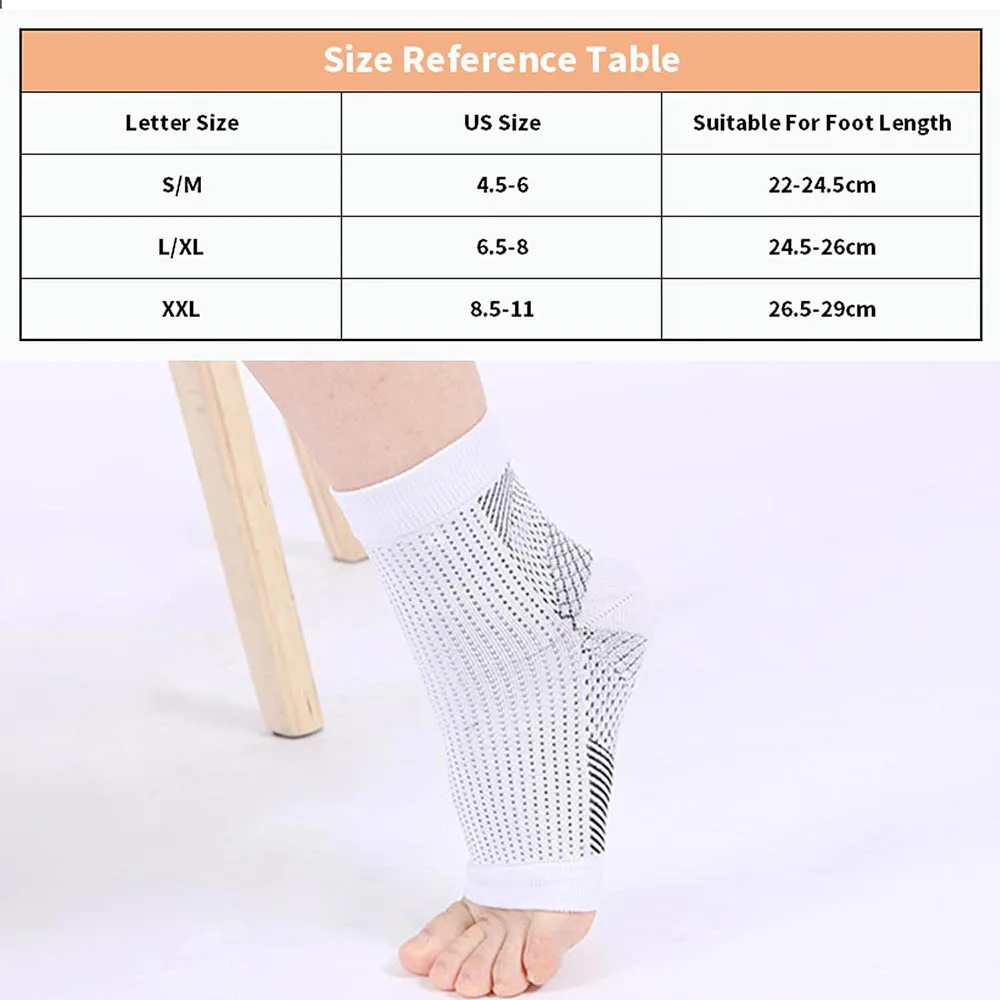 LOOGDEEL 1Pair Soothe Compression Socks Men Women Neuropathy Pain Ankle Brace Plantar Fasciitis Swelling Relief Ankle Protection