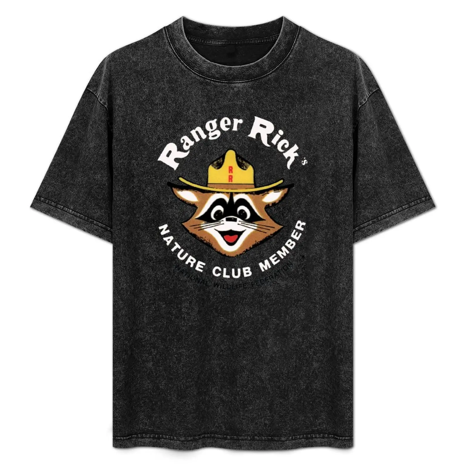 

Ranger Rick's Nature Club Vintage Member Badge T-Shirt Durable Work Wear T-Shirt