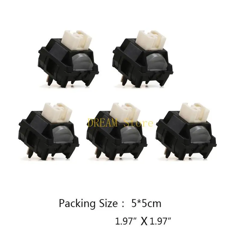 TTC HEY Switches Switch lineal 5pins 58g Force Nylon Smooth Performance 5pcs Mejor venta