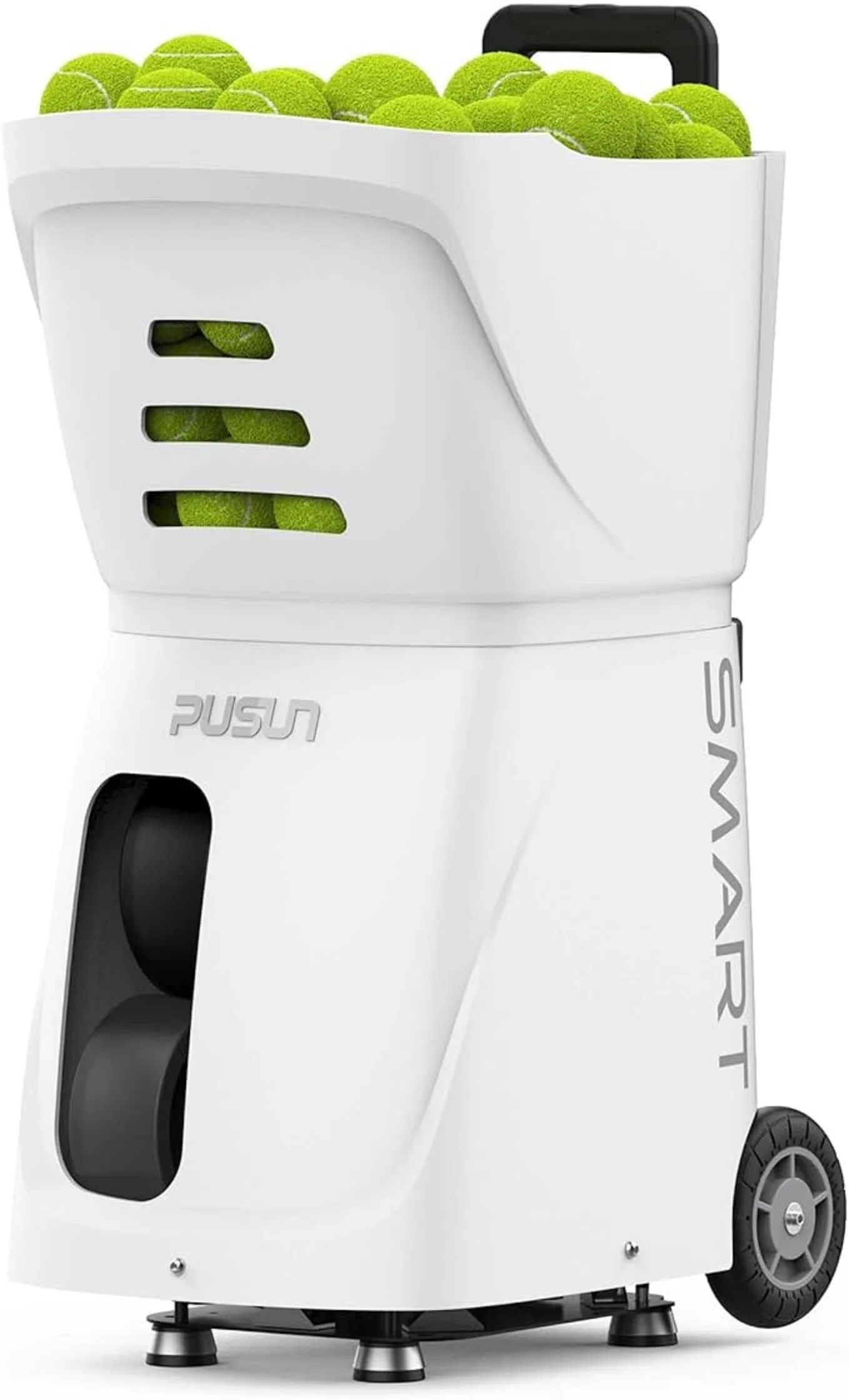 P.T-Smart Port'able Ten;Nis Ball Machine – Automatischer Trainer mit einstellbarer Geschwindigkeit und Winkel