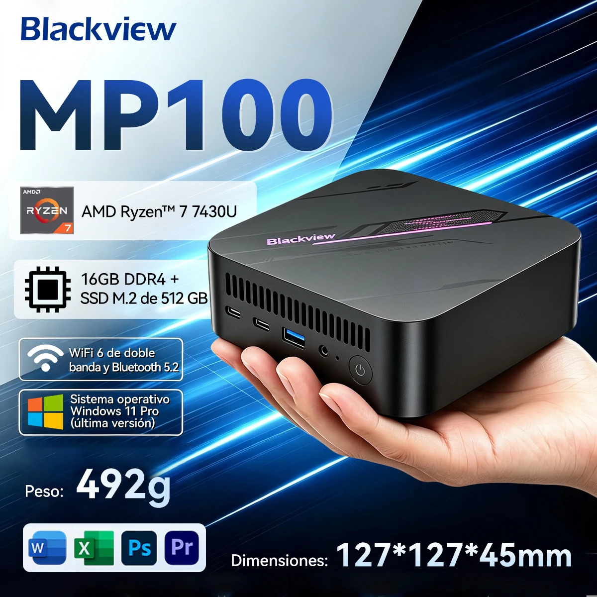 Mini PC Blackview MP100 Ryzen 7