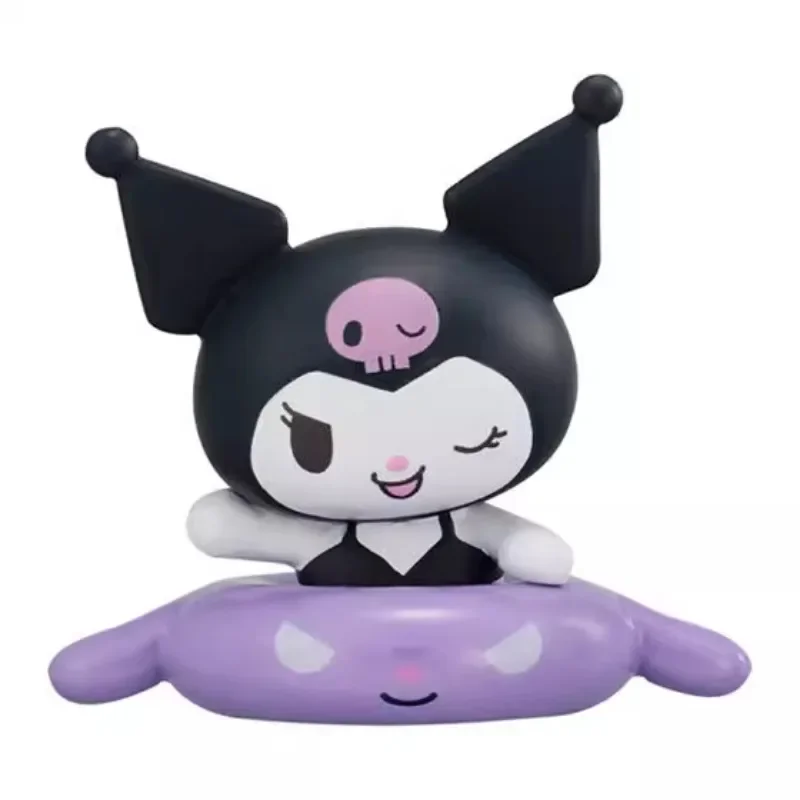 Bandai Twisted Egg Trio Karakter Zwembad Speelstijl Kuromi Yugui Hond Lelijke Vis Ornament Kinderspeelgoed Blind Box