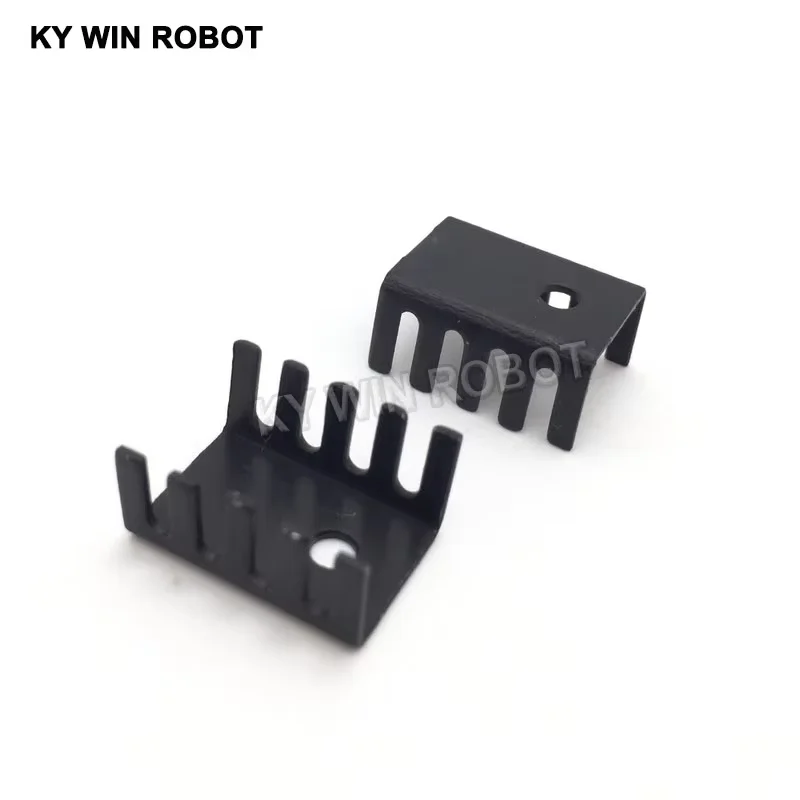 10PCS schwarz 15*10*20MM Triode Kühlkörper 10*15*20MM TO-220 TO220 Transistor Aluminium Kühler Kühlkörper Kühler Kühlung 20*15*10MM