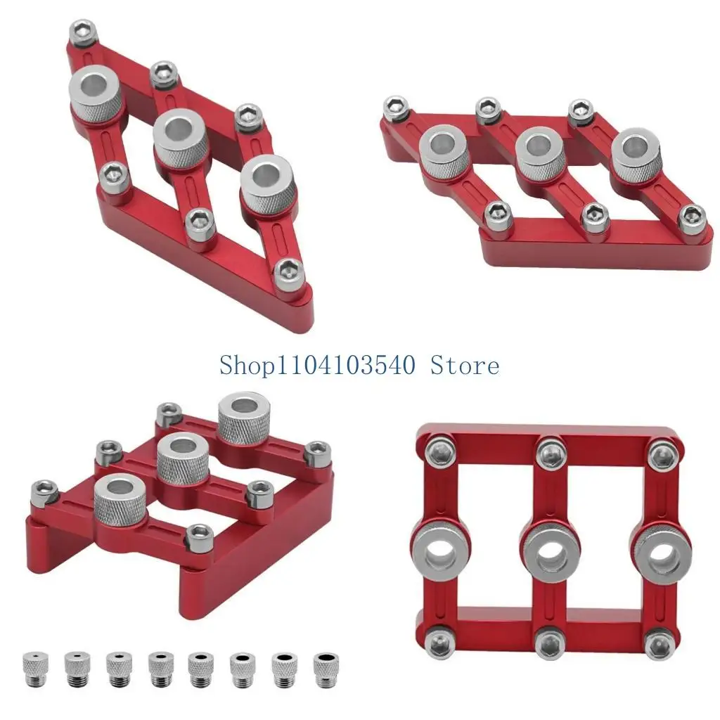 

02DC Professional Woodworking Doperer Locator Locator -Centring Counter Tenon Hole Hole