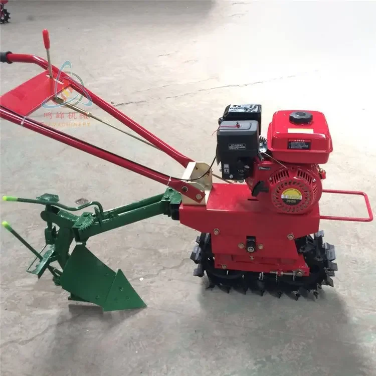 Top Selling Hand Tractor Hand Held Chain Tiller Micro Tillage Machine Small Power Tiller