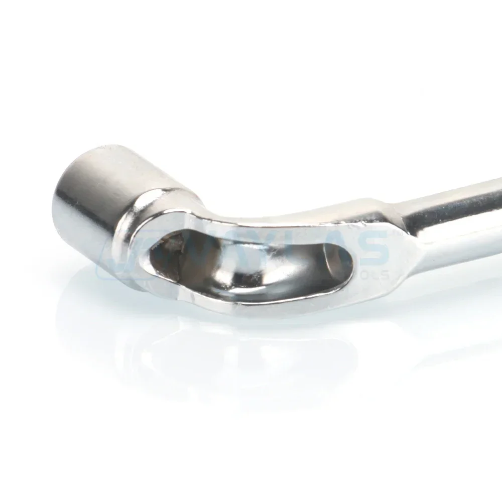 6-24mm L-Type Angled Socket Wrench Double Ended Nut Spanner with Thru Hole Multi-functional Socket Wrench Key Tools for Mechanic