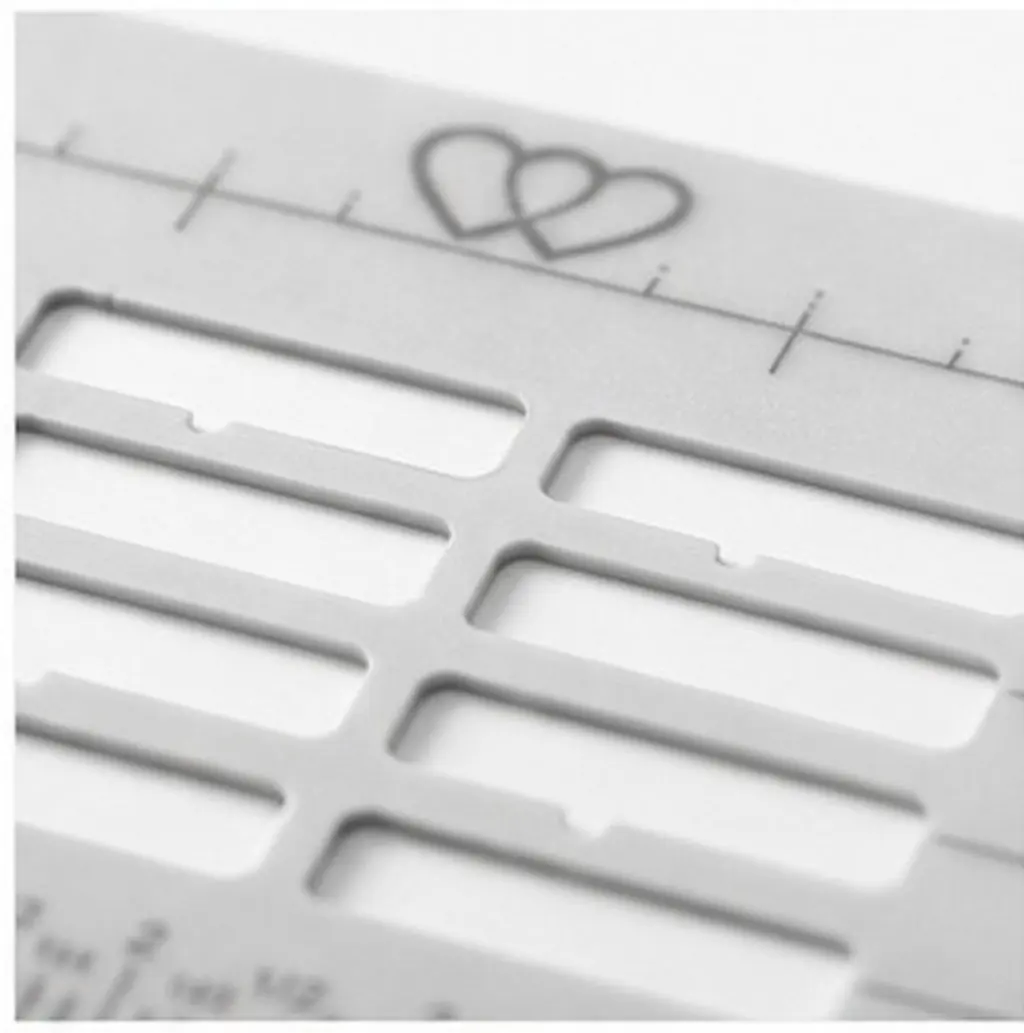 4Pcs Premium Translucent Plastic Envelope Addressing Guide Stencil Set for Wedding Invitations Christmas Cards Handwriting
