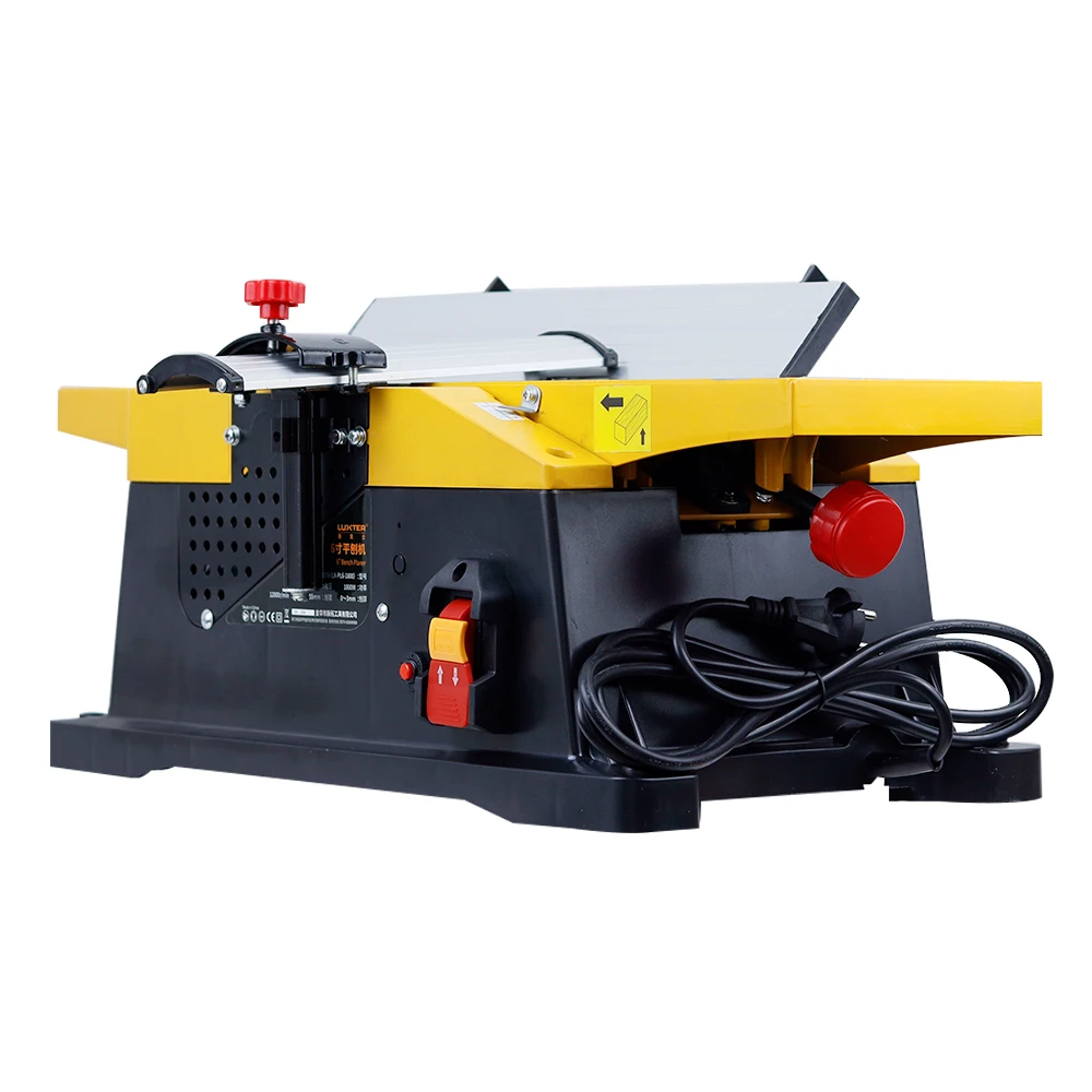 6 Inch Planer Desktop Electric Planer For Woodworking Multifunctional Tools For Household Woodworking Equipment 220V 1800W