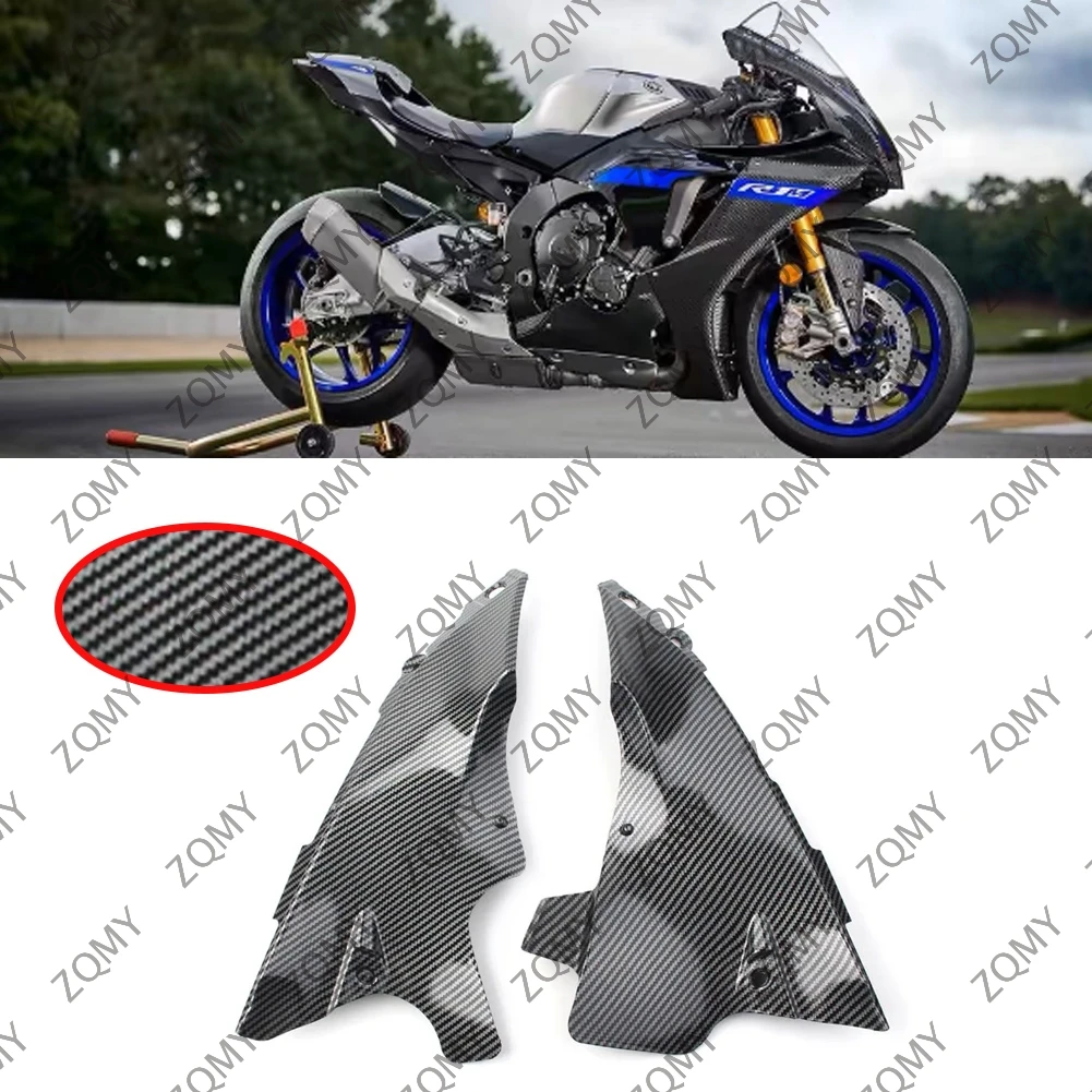 

YZF-R1 2004-2006 1Pair Motorcycle Front Dash Air Tube Trim Cover Carbon Fiber ABS Plastic For Yamaha YZF R1 2004 2005 2006