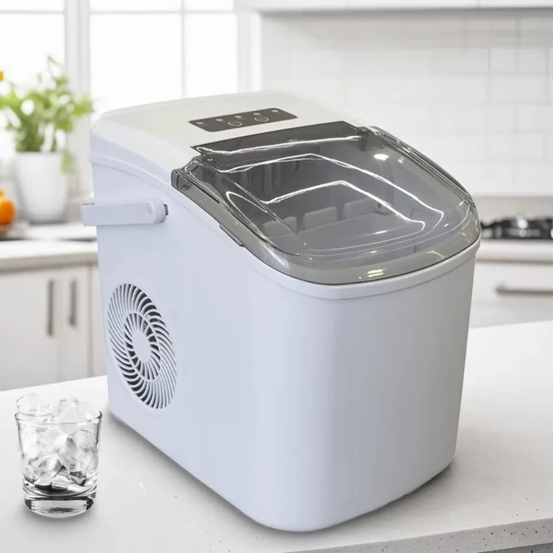 

New Style in Stock Ice Maker Machine Portable Automatic Electric Household Mini Home Ice Maker Ice Making Machine With Portable