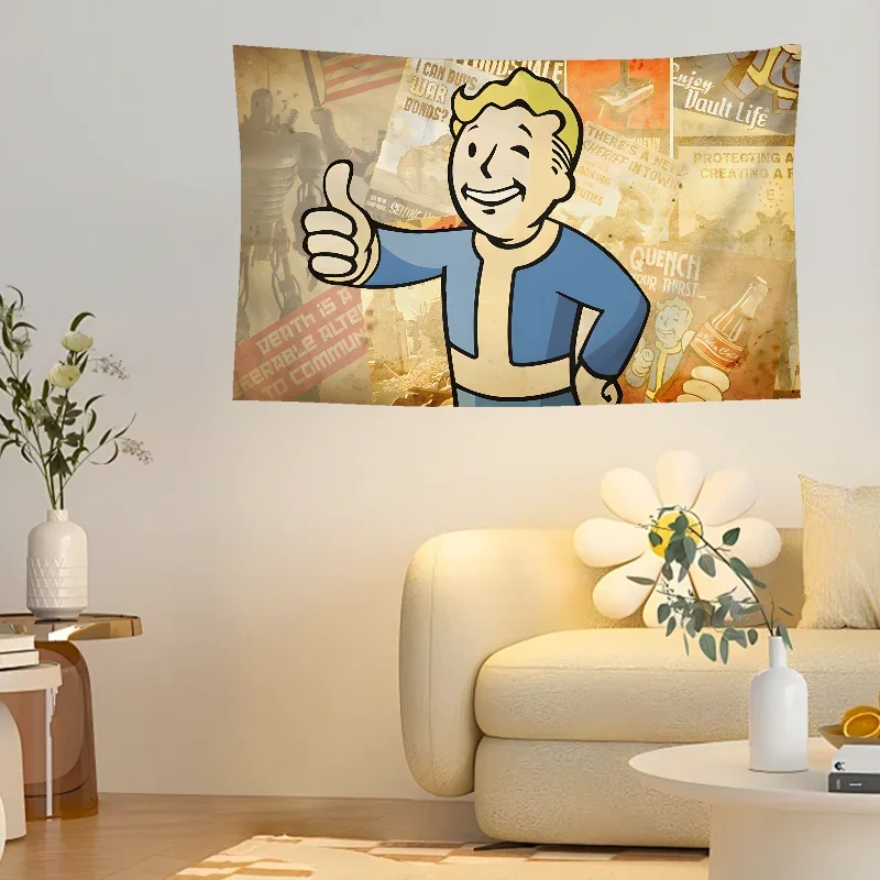 1PC Vault-Tec Caesar's Legion Brotherhood Of Steel Flag Room Decor Flag  Outdoor Decorations  Flags for Rooms Four Hole Flag