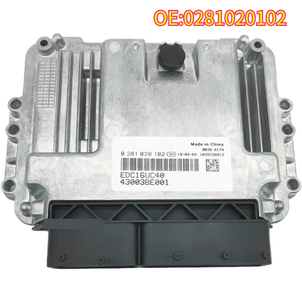 

For 0281020102 Hoge kwaliteit Merk 0281020102 Motoren Computer Board ECU EDC16UC40 Voor Dolica Chaochai