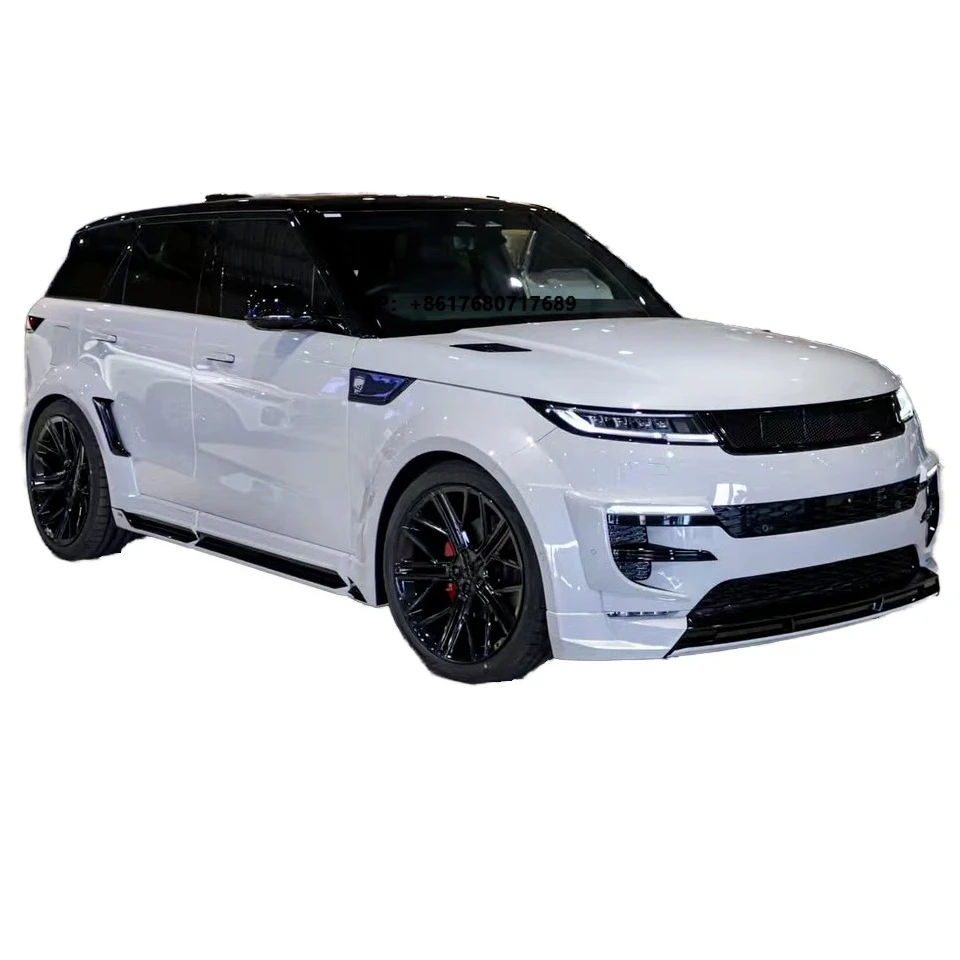 For Range Rover Sport Upgrade LM Style Carbon Fiber Body Kit Front Lip Diffuser Spoiler Wheel Arch Widebody