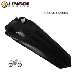 LYNNCHI Motorcycle T4 Rear Fender Mudguard Cover Plastic Tail Mud Guard Covers For KAYO T 4 Off Road Pit Dirt Bike Accessories