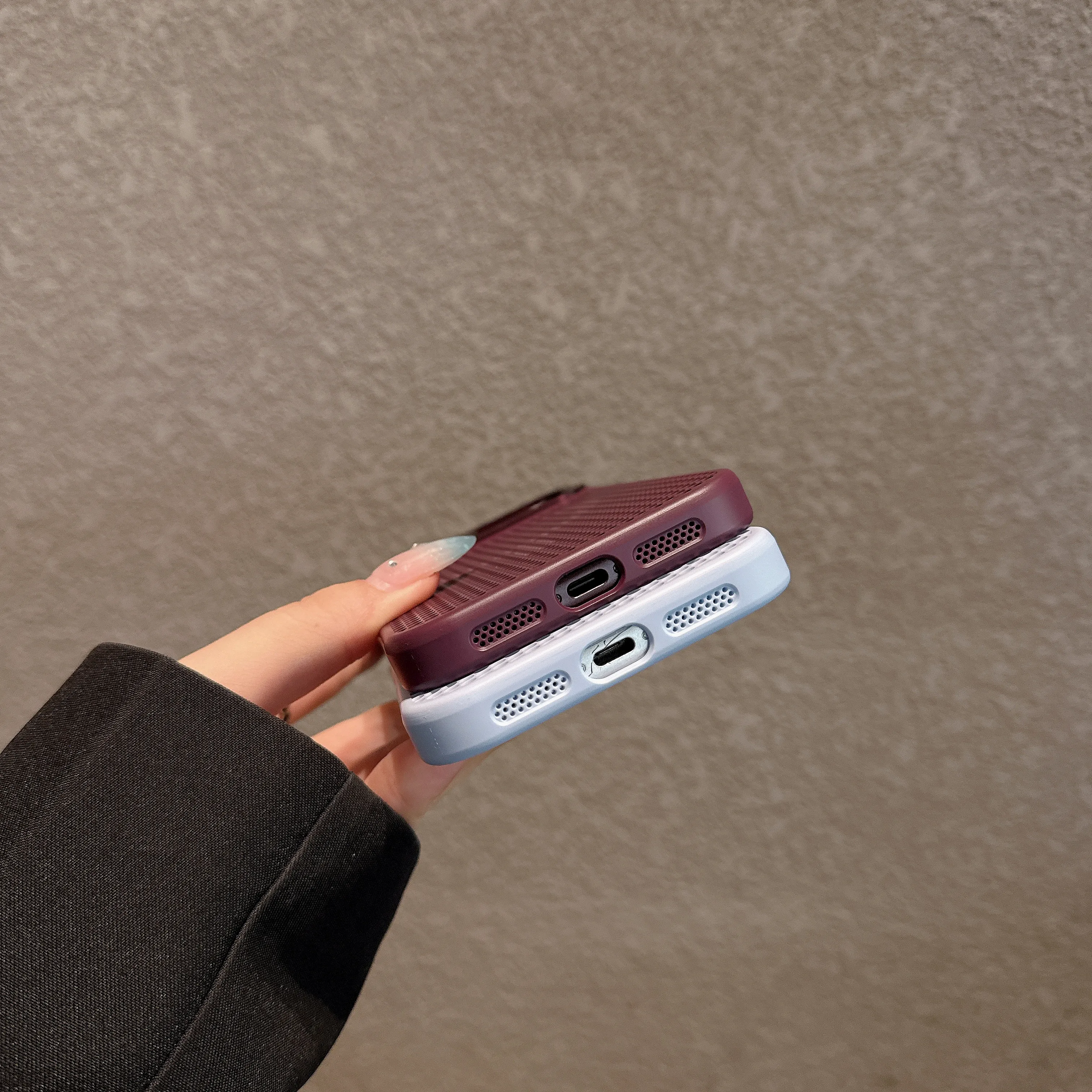 Wärmeableitende Wabenstruktur Magnetische Handyhülle für iPhone 18 17 Air 16 E 15 14 Plus 13 12 Pro Max für MagSafe Stoßfeste Hülle – Detail 11