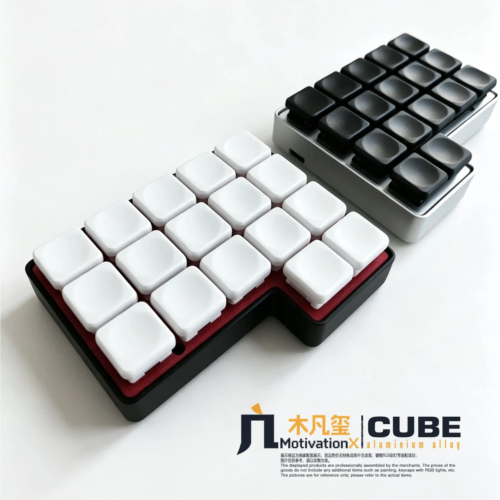 34key Wireless Low Profile Split Mechanical Keyboard Aluminum Case With Storage Box Choc V2 Mini Portable Office Programming Zmk