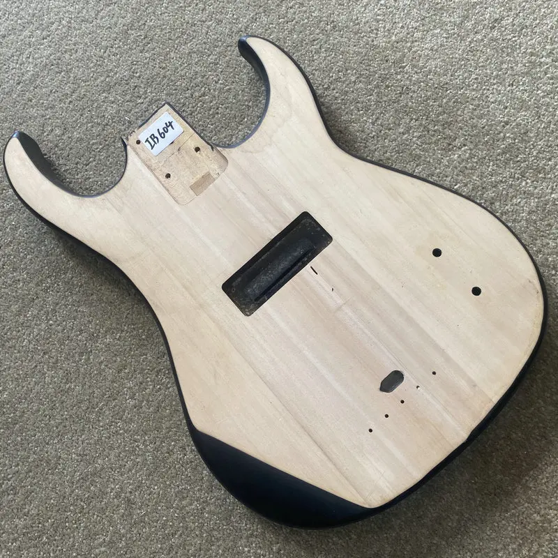 IB604 for Decoration Electric Bass Guitar Body in Solid Basswood with Paints Problems DIY Replace USE