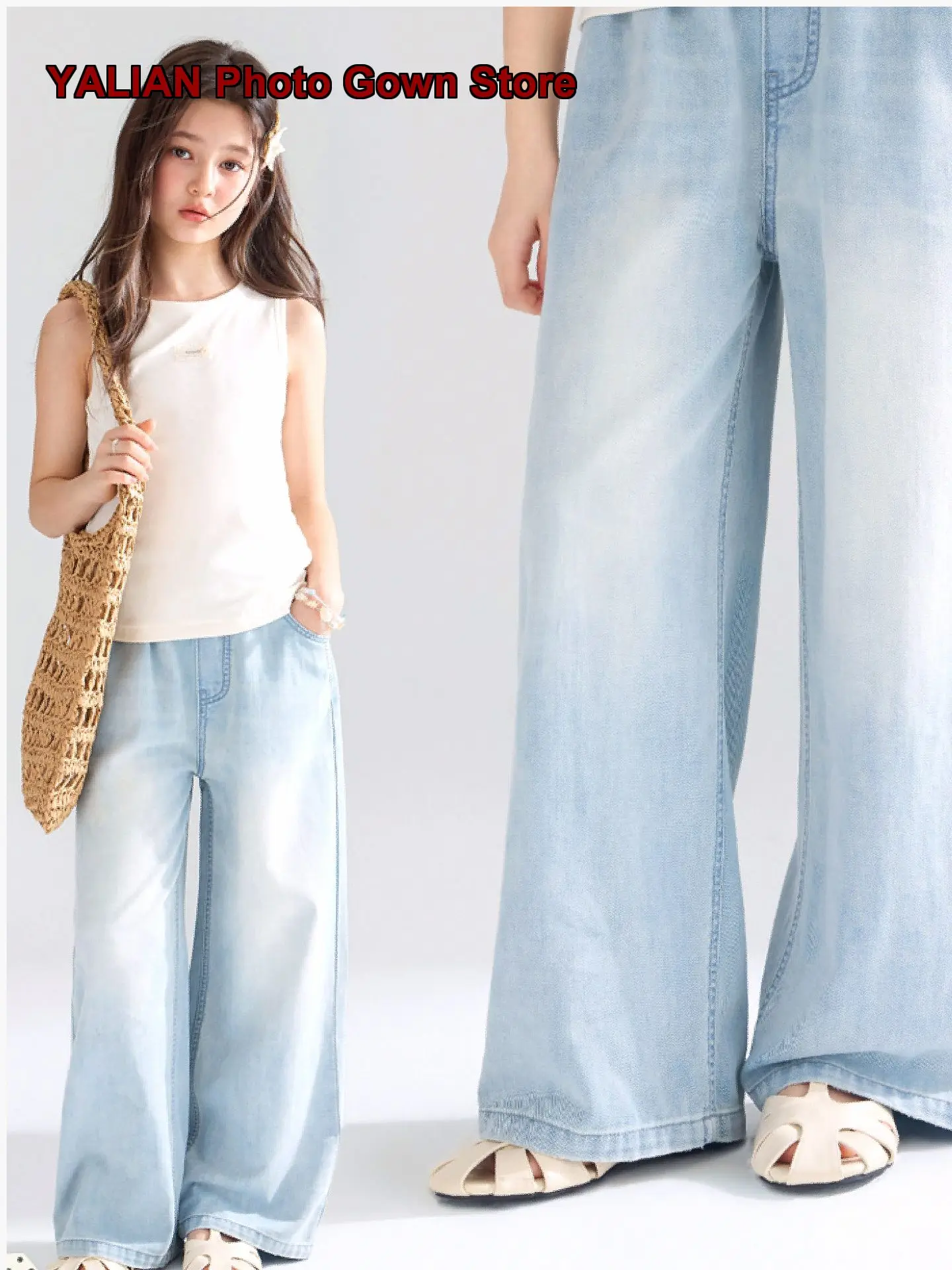 Women Girls Linen Soft Cotton Draped Summer Dress 2026