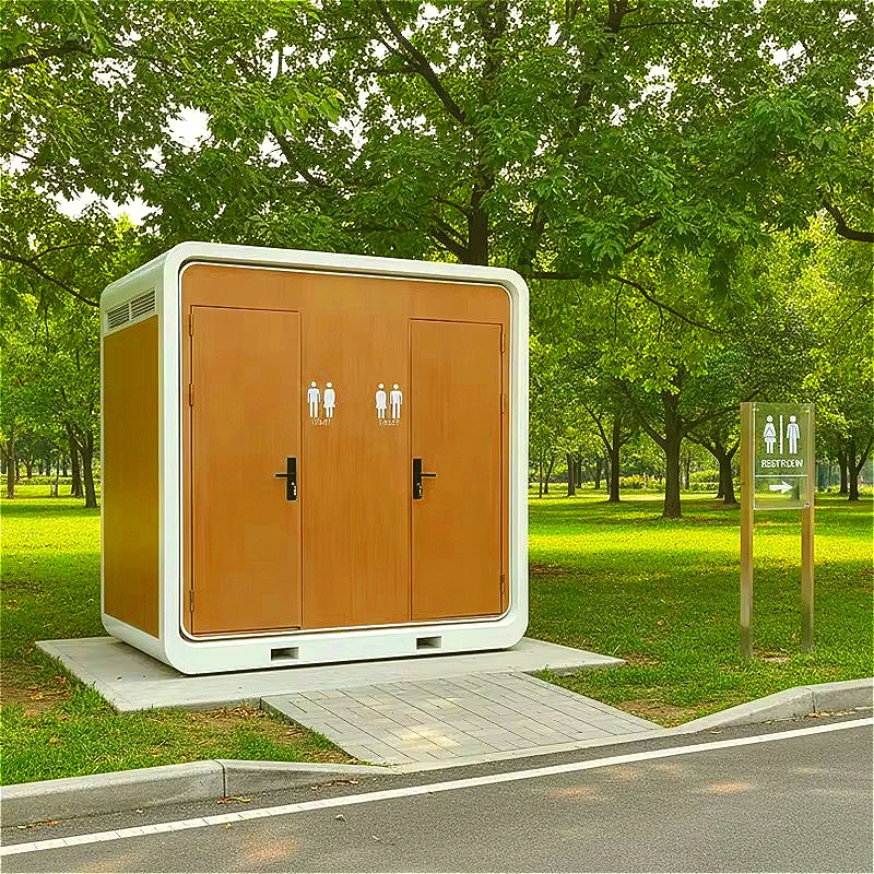 

Customizable Luxury Steel Sandwich Panel Container Modern Eco Friendly WC Public Trailer Outdoor Mobile Portable Toilet