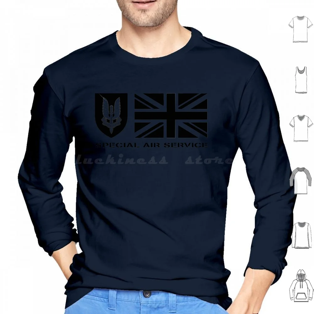 Sas-sudaderas con capucha de comando de servicio aéreo especial, sudaderas de manga larga, servicio aéreo especial, fuerzas especiales, militares, que Dares Wins