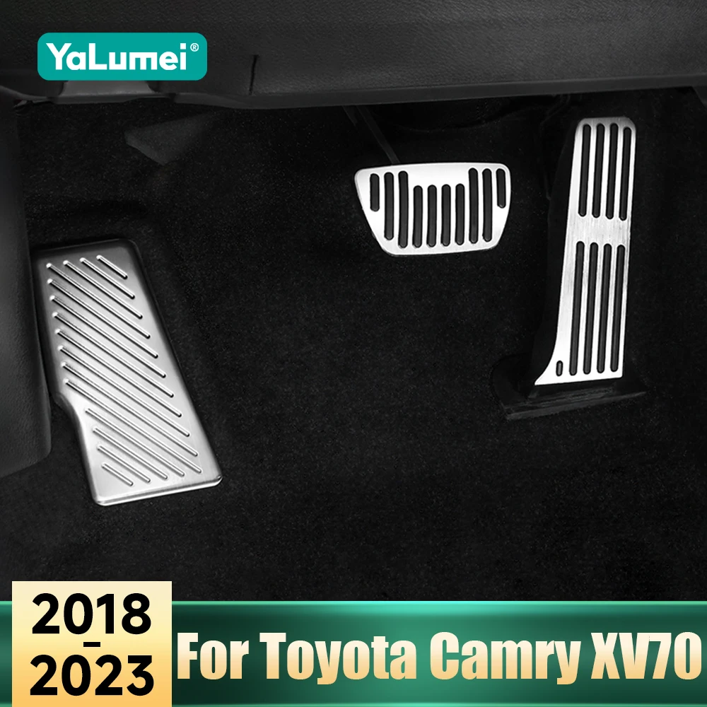 Für Toyota Camry XV70 70 2018 2019 2020 2021 2022 2023 Auto Fußstütze Gaspedal Gas Bremspedale Nicht Bohren Abdeckung trim Pad