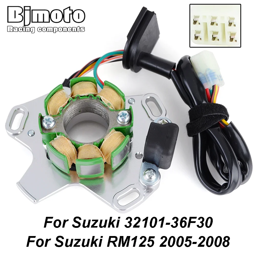 

For Suzuki RM125 2005 2006 2007 2008 32101-36F30 Motorcycle Generator Stator Coil RM 125