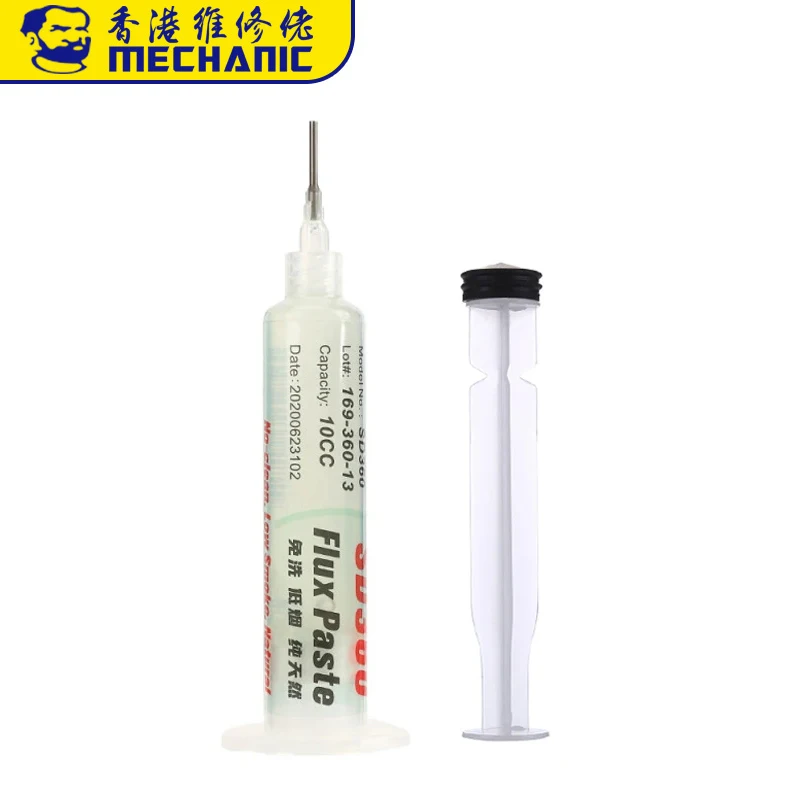 Mechanic Sd360 Lead- Soldering Paste Flux Flux de Soldagem Transparente No-clean Mobile Phone Pcb Smd Bga Repair Tools