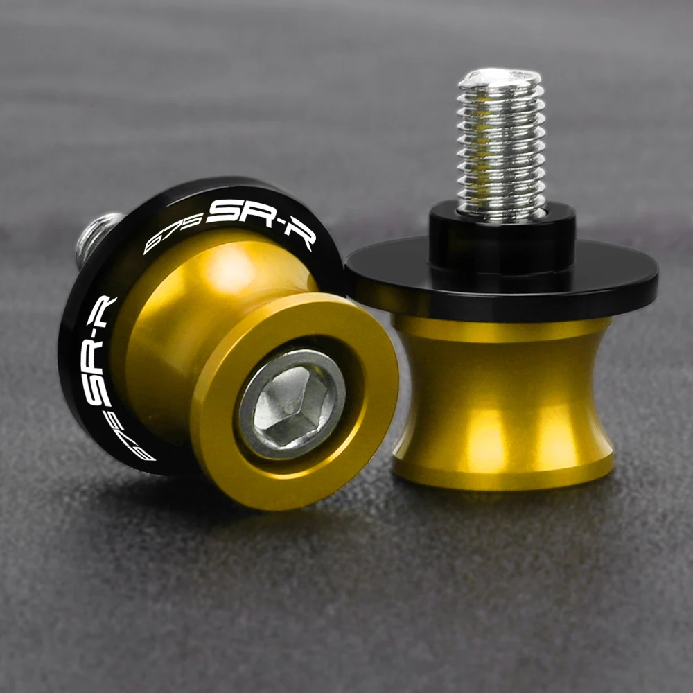 Für CFMOTO CF MOTO 675SRR 675 SR-R 675 SRR 675 2024 2025 Motorräder Zubehör 10 MM Schwinge Spulen Hinten Ständer schrauben Sliders