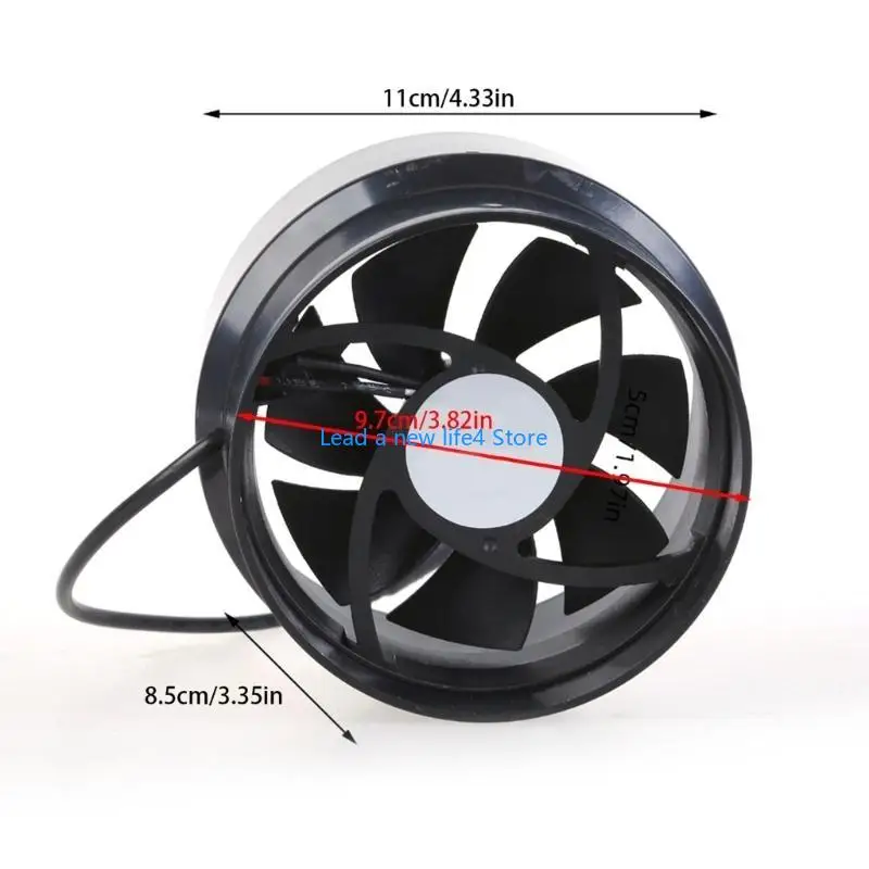 Y55E Marine Bilge مروحة تهوية منفاخ مضمنة 12 فولت عملية هادئة لليخوت #6