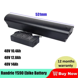 Randride YS90 Ebike Battery ALX058-16 48V 13.6Ah 14Ah 10Ah 12Ah 36V 10.4Ah 14Ah for Randride Bike YS90 Battery with Charger