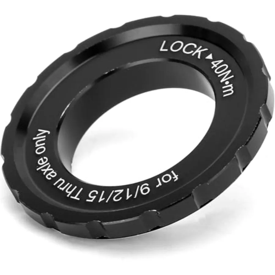 

Bike Hub Center Lock, Mountain Center Lock Wheelset Hub Disc Lock Cover 12/15/20MM Shaft Centerlock Disc Rotor for Road Mountai