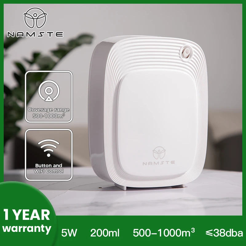 

NAMSTE 1000m³ Aroma Diffuser Wifi Control Smart Fragrance Air Freshener Auto Flavoring Room Aromatizer Essential Oil Diffusers