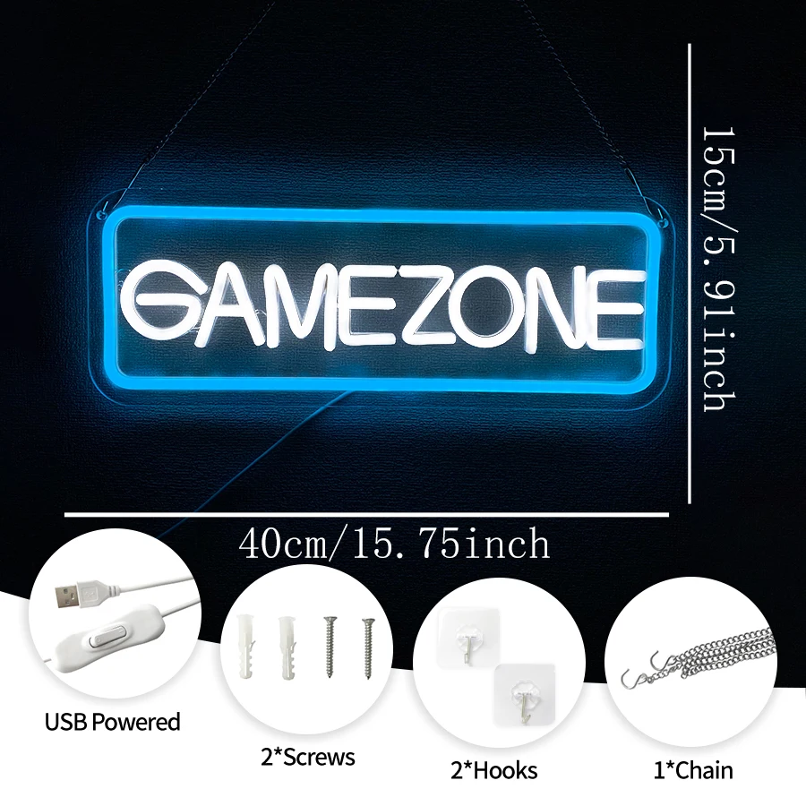 ป้ายไฟนีออน LED สำหรับเกมโซน, - Party Games Youth บทวิจารณ์และราคา