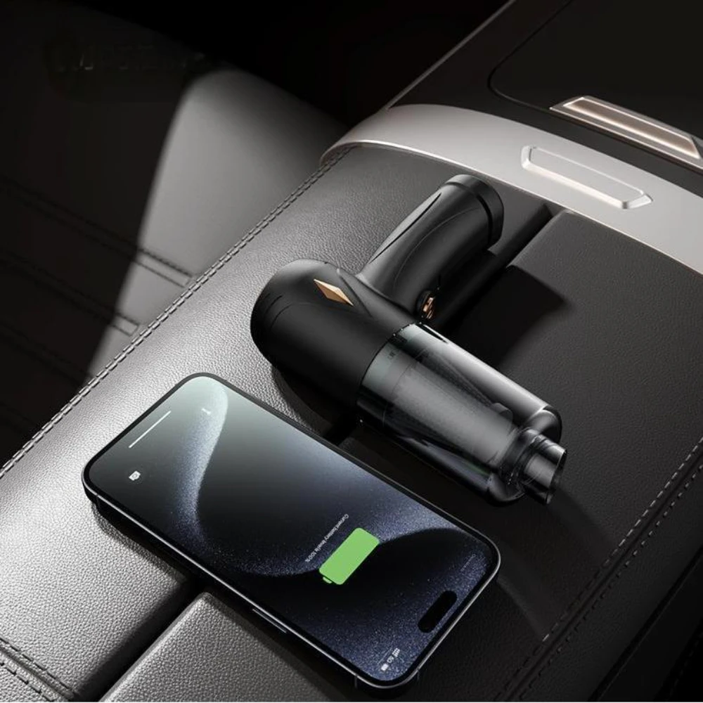 Rechargeable Handheld Vacuum Cleaner, Portable Dust Buster for Car, Home, Office, Quick Cleaning, Compact, Efficient, Powerful