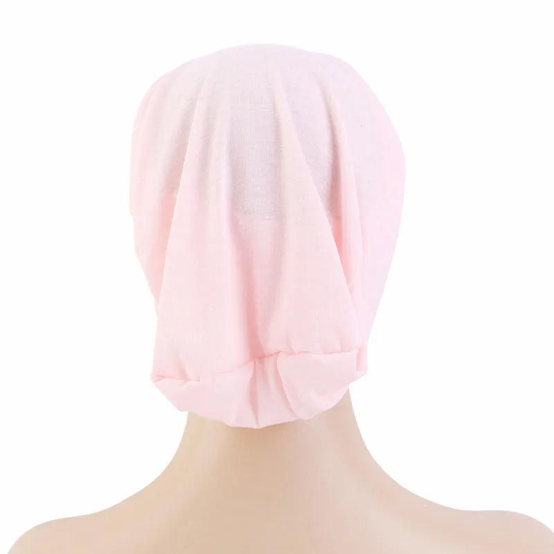 Inner Hijab Caps Moslim Vrouwen Stretch Katoen Jersey Cap Islamitische Underscarf Motorkap Effen Vrouwelijke Hoofddoek Turbante Tulband Mujer